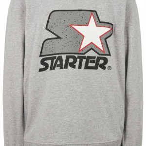 Starter Multicolored Logo Sweat Crewneck heather grey L - Img 1