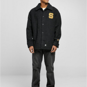 Starter Sherpa Shirt Jacket black L