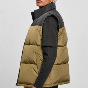 URBAN CLASSICS Block Puffer Vest - Img 7