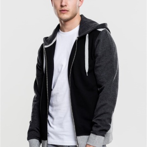 3- Tone Sweat Zip Hoody
