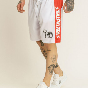 Amstaff Durin Meshshorts - white/red