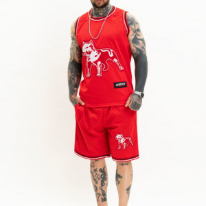 Amstaff Zito Mesh-Shorts - red - Img 3