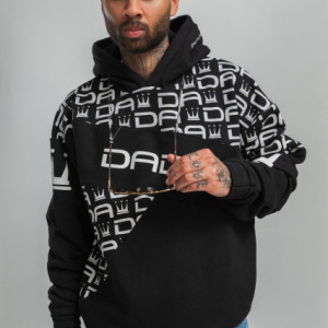 Dada Supreme Gaga Logo Hoodie Black