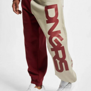 Dangerous DNGRS Men Sweat Pant Double Oversized in red - Img 3