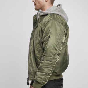 Hooded MA1 Bomber Jacket - Img 2