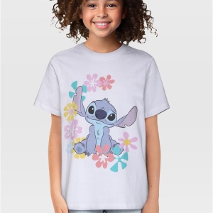 Kids Lilio& Stitch Flower Tee