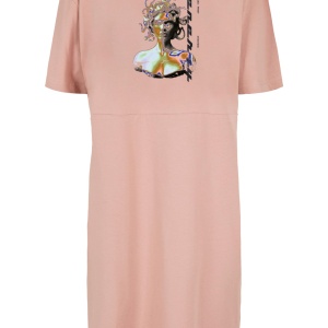 Ladies MEDUSA x Organic Oversized Slit Tee Dress - Img 9