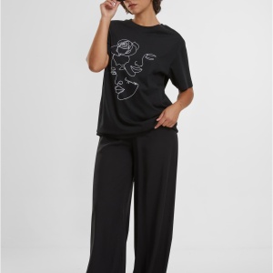 Ladies One Line Rose Tee - Img 3