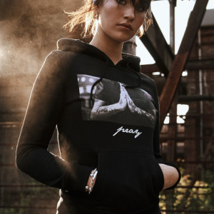 Ladies Pray Hoody black L - Img 2