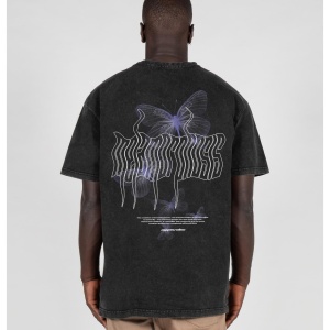 METAMORPHOSE V.4 Acid Washed Heavy Oversized Tee - Img 2