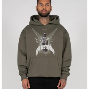 MJG HIGHER THAN HEAVEN V.1 Ultra Heavy Hoody black L - Img 3