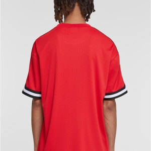 Oversized Stripes Mesh Tee - Img 3
