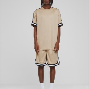 Oversized Stripes Mesh Tee - Img 30