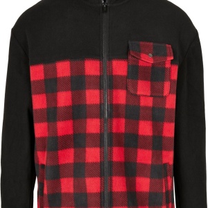 Patterned Polar Fleece Track Jacket
