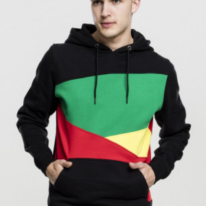 Urban Classics Zig Zag Hoody Rasta - Img 1