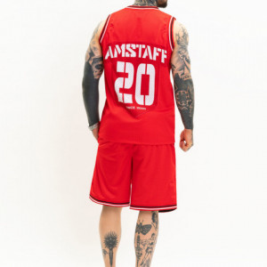 Amstaff Zito Mesh-Shorts - red - Img 4