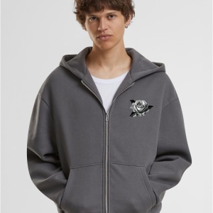 Cross Rosary Fluffy Zip Hoody