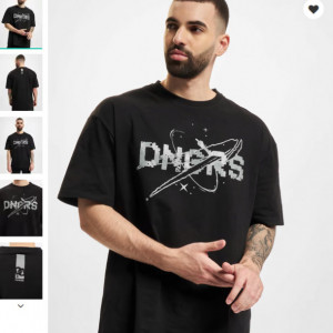 Dangerous DNGRS Men T-Shirt Invador in black