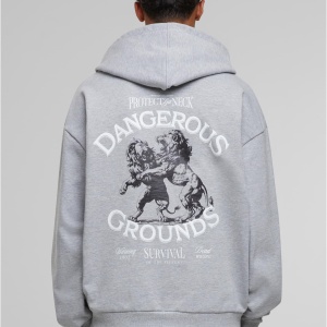 Dangerous Grounds Oversize Zip Hoody - Img 6