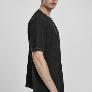 Heavy Oversized Contrast Stitch Tee - Img 4