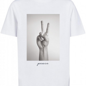 Kids Peace Sign Tee white 110/116