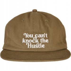 Knock the Hustle Strapback Cap olive/offwhite one size