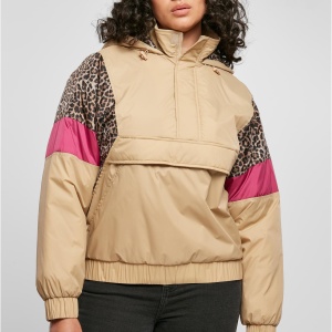 Ladies AOP Mixed Pull Over Jacket