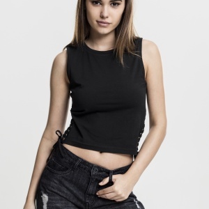 Ladies Lace Up Cropped Top - Img 2