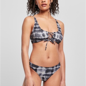 Ladies Lace Up Tie Dye Bikini