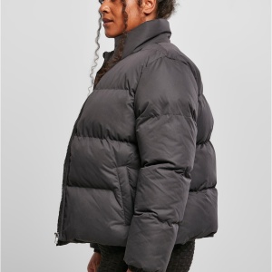 Ladies Short Peached Puffer Jacket - Img 4