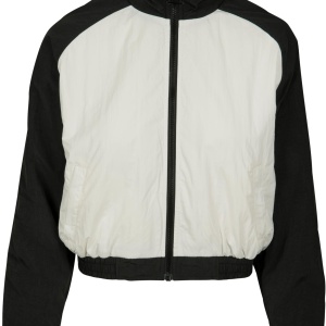 Ladies Short Raglan Crinkle Batwing Jacket