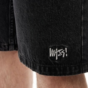 Mass Denim Higher Jeans Shorts loose fit black washed - Img 5