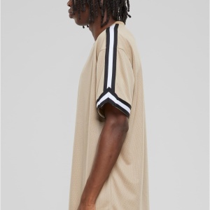 Oversized Stripes Mesh Tee - Img 27