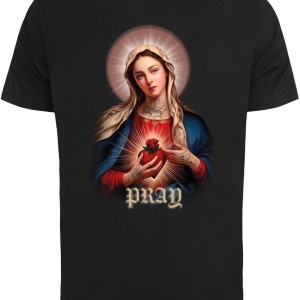 Praying Mary Tee black 3XL - Img 2