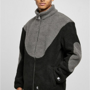 Starter Sherpa Fleece Jacket black/asphalt L - Img 5