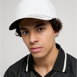 YP Classics® 5-Panel Snapback Cap with Perforations and Braided Rope
