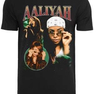 Aaliyah Retro Oversize Tee black L - Img 3