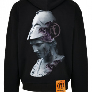 Athena Ultra Heavy Cotton Box Hoody black L - Img 4