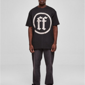 Camo Logo Heavy Oversized Tee black L