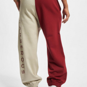 Dangerous DNGRS Men Sweat Pant Double Oversized in red - Img 4