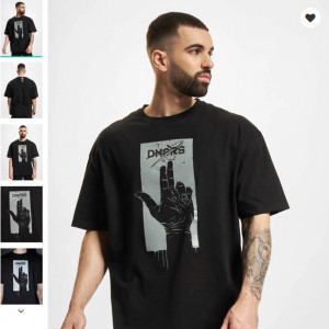 Dangerous DNGRS Men T-Shirt ThePush in black