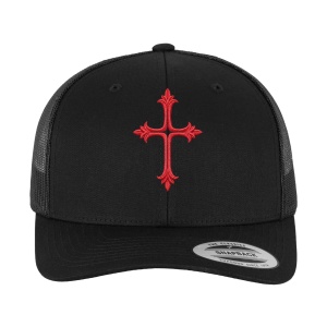 Goth Cross Trucker Cap - Img 2