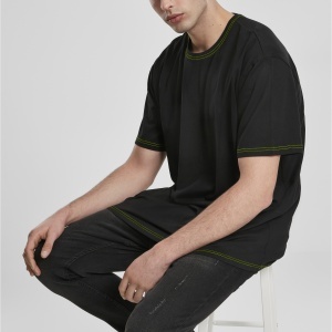 Heavy Oversized Contrast Stitch Tee - Img 12