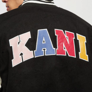KARL KANI - OG Fake Leather Block College Jacket - Img 2