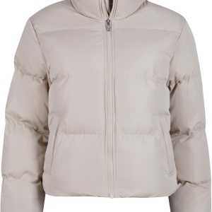 Ladies Short Peached Puffer Jacket - Img 11