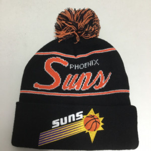 Mitchell & Ness Phoenix Suns NBA Script Pom Beanie black