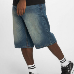 Rocawear FRI Baggy Fit Jeansshort light mid blue washed W31 L32