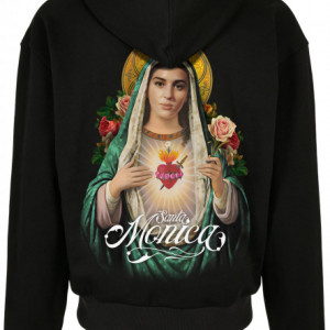 Santa Monica Heavy Oversize Zip Hoody black 3XL - Img 4