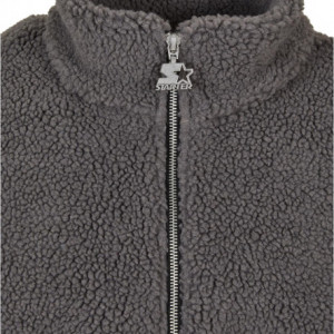 Starter Sherpa Fleece Jacket black/asphalt L - Img 4