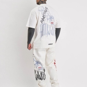 Amstaff Cyrak Sweatpants White - Img 2